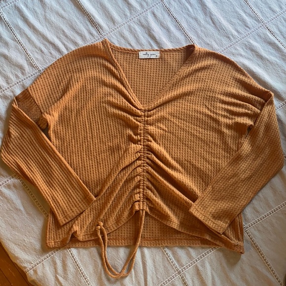 Tops - Molly Green Cinch Top